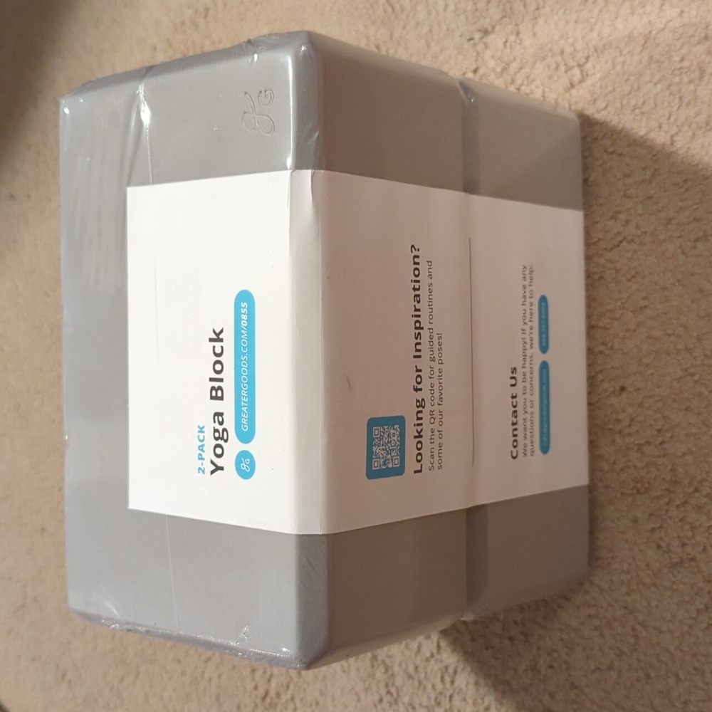 New Yoga Blocks Greater Goods 2 pack